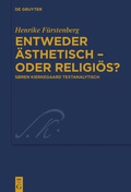 Cover: Entweder &auml;sthetisch - oder religi&ouml;s? - De Gruyter