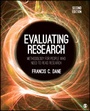 Cover: Evaluating Research - SAGE Publications Inc