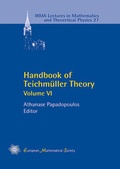 Cover: Handbook of Teichm&uuml;ller Theory, Volume VI - EMS Press