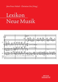 Abbildung von: Lexikon Neue Musik - J.B. Metzler
