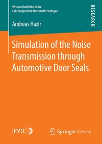 Abbildung von: Simulation of the Noise Transmission through Automotive Door Seals - Springer Vieweg