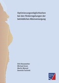 Cover: Optimierungsm&ouml;glichkeiten bei den bestehenden steuer- und sozialversicherungsrechtlichen F&ouml;rderregelungen der betrieblichen Altersversorgung - W&uuml;rzburg University Press