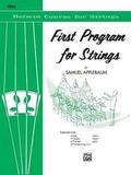 Cover: First Program for Strings - Warner Bros. Publications Inc.,U.S.