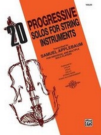 Enlarge image Cover: 20 Progressive Solos for String Instruments - Warner Bros. Publications Inc.,U.S.