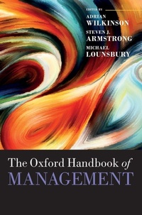 Enlarge image Cover: The Oxford Handbook of Management - Oxford University Press