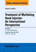 Cover: Treatment of Mutilating Hand Injuries: An International Perspective, An Issue of Hand Clinics: Volume 32-4 - Elsevier