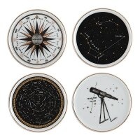 Enlarge image Cover: Alice Scott Porcelain Coaster Set - Mudpuppy Press