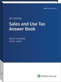 Cover: Sales and Use Tax Answer Book (2017) - CCH Incorporated
