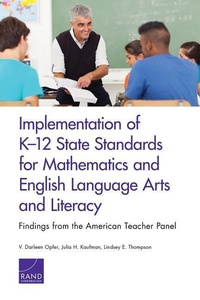 Enlarge image Cover: Implementation of K-12 State Standards for Mathematics and English Language Arts and Literacy - RAND