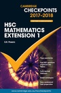 Cover: Cambridge Checkpoints HSC Mathematics Extension 1 2017-18 - Cambridge University Press