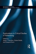 Cover: Explorations in Critical Studies of Advertising - Routledge