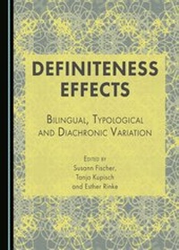Enlarge image Cover: Definiteness Effects - Cambridge Scholars Publishing