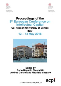 Enlarge image Cover: ECIC 2016 - Proceedings of the 8th European Conference on Intellectual Capital - ACPIL