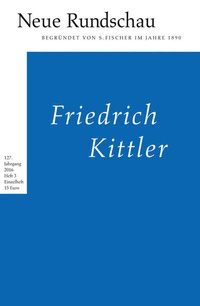 Enlarge image Cover: Neue Rundschau 2016/3 - S. Fischer