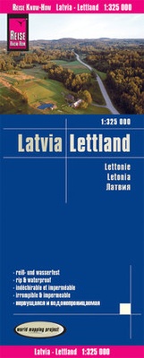 Abbildung von: Reise Know-How Landkarte Lettland / Latvia (1:325.000) - Reise Know-How Verlag Peter Rump GmbH