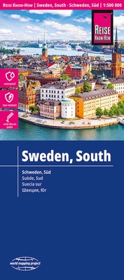 Abbildung von: Reise Know-How Landkarte Schweden Süd (1:500.000) - Reise Know-How Verlag Peter Rump GmbH