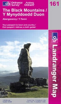 Abbildung von: The Black Mountains - Ordnance Survey