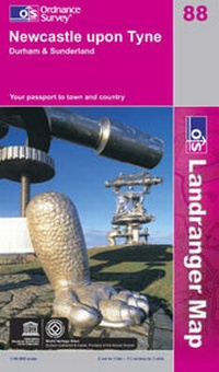 Abbildung von: Newcastle Upon Tyne, Durham and Sunderland - Ordnance Survey