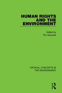 Enlarge image Cover: Human Rights and the Environment - Routledge