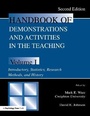 Cover: Handbook of Demonstrations and Activities in the Teaching of Psychology - Psychology Press Ltd