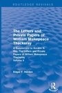 Cover: Routledge Revivals: The Letters and Private Papers of William Makepeace Thackeray, Volume II (1994) - Routledge
