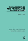 Cover: The Semantics and Pragmatics of Preposing - Routledge