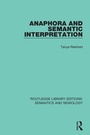 Cover: Anaphora and Semantic Interpretation - Routledge