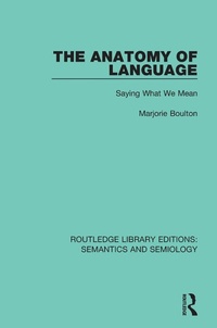 Abbildung von: The Anatomy of Language - Routledge