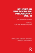 Cover: Studies in Presocratic Philosophy Volume 2 - Routledge
