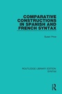 Cover: Comparative Constructions in Spanish and French Syntax - Routledge