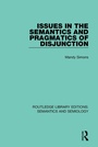 Cover: Issues in the Semantics and Pragmatics of Disjunction - Routledge