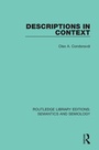 Cover: Descriptions in Context - Routledge