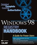 Cover: Windows 98 Registry Handbook - Que
