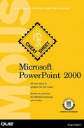 Cover: Microsoft PowerPoint 2000 - Pearson Certification
