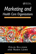 Cover: Marketing and Healthcare Organizations - CRC Press