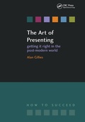 Cover: The Art of Presenting - CRC Press