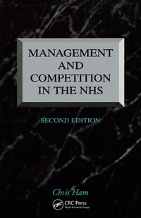 Abbildung von: Management and Competition in the NHS - CRC Press