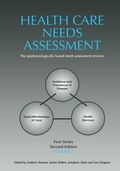 Cover: Health Care Needs Assessment, First Series, Volume 2, Second Edition - CRC Press