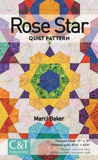 Enlarge image Cover: Rose Star Quilt Pattern - C & T Publishing