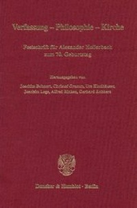 Abbildung von: Verfassung - Philosophie - Kirche - fibre