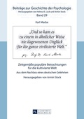 Cover: Karl Marbe: Zeitgem&auml;&szlig;e popul&auml;re Betrachtungen f&uuml;r die kultivierte Welt - Peter Lang Verlag