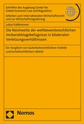 Cover: Die Reichweite der wettbewerbsrechtlichen Verbandsklagebefugnisse in bilateralen Verletzungsverh&auml;ltnissen - Nomos