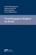 Cover: Verteilungsgerechtigkeit im Recht - Verlag &Ouml;sterreich