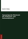 Bild: Typusprägende Merkmale der Verbrauch- und Aufwandsteuern - Tectum Wissenschaftsverlag