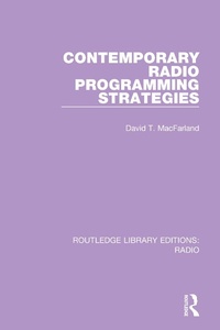 Enlarge image Cover: Contemporary Radio Programming Strategies - Routledge