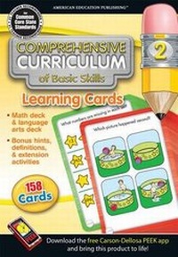 Enlarge image Cover: Comprehensive Curriculum of Basic Skills Learning Cards, Grade 2 - American Education Publishing
