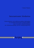 Cover: Internationale Mediation - Logos Berlin