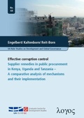 Cover: Effective corruption control - Logos Berlin