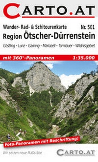 Abbildung von: Wander- Rad- & Schitourenkarte 501 Region Ötscher-Dürrenstein - CARTO.AT