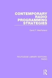 Enlarge image Cover: Contemporary Radio Programming Strategies - Routledge